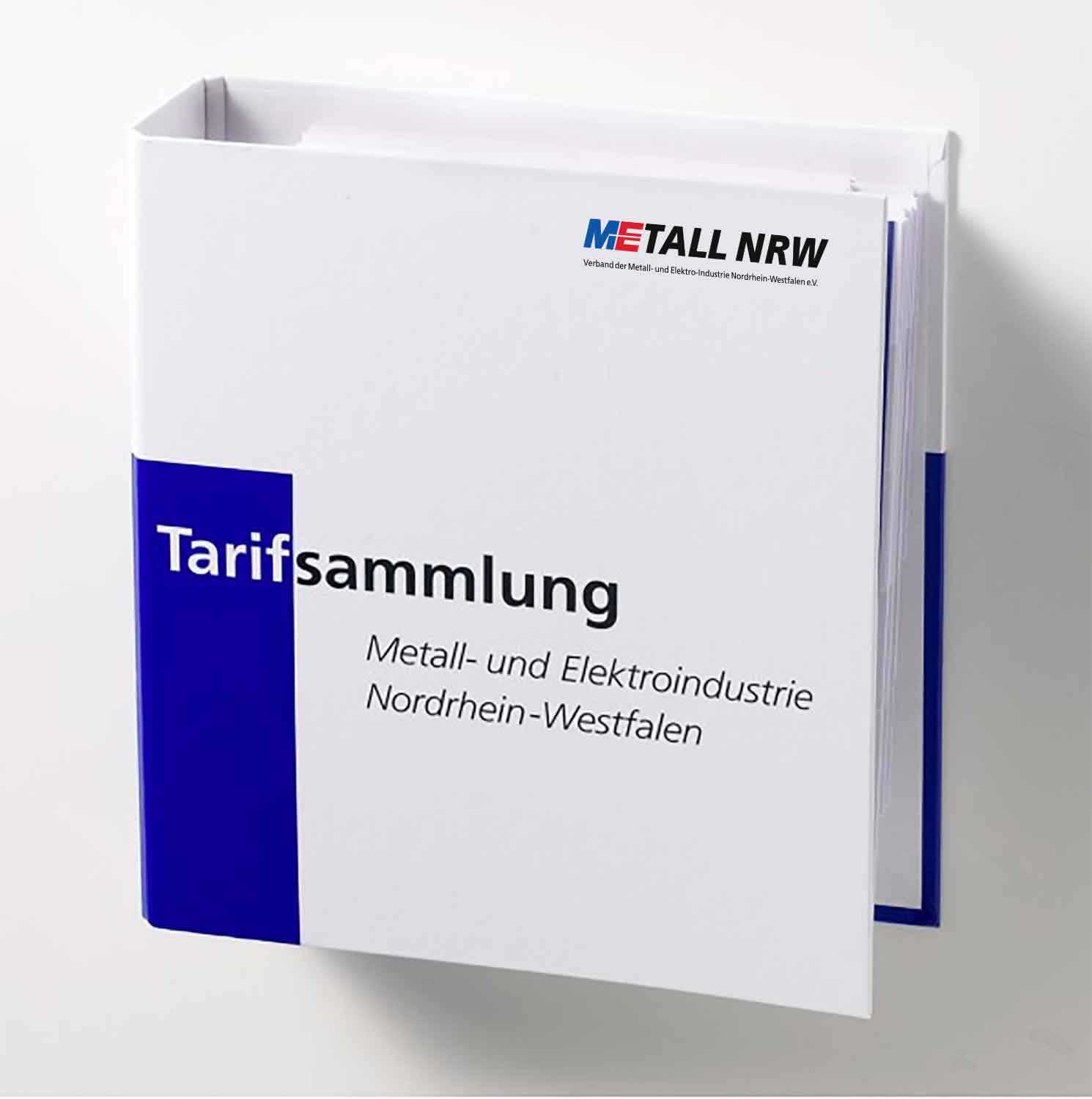 Tarifsammlung Metall NRW ERA DIN A5
